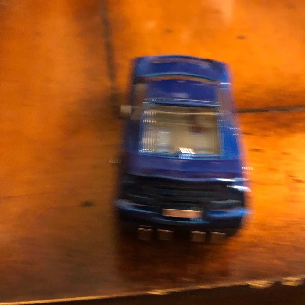 Blue Kids Toy Car - Die-Cast Racing Vehicle